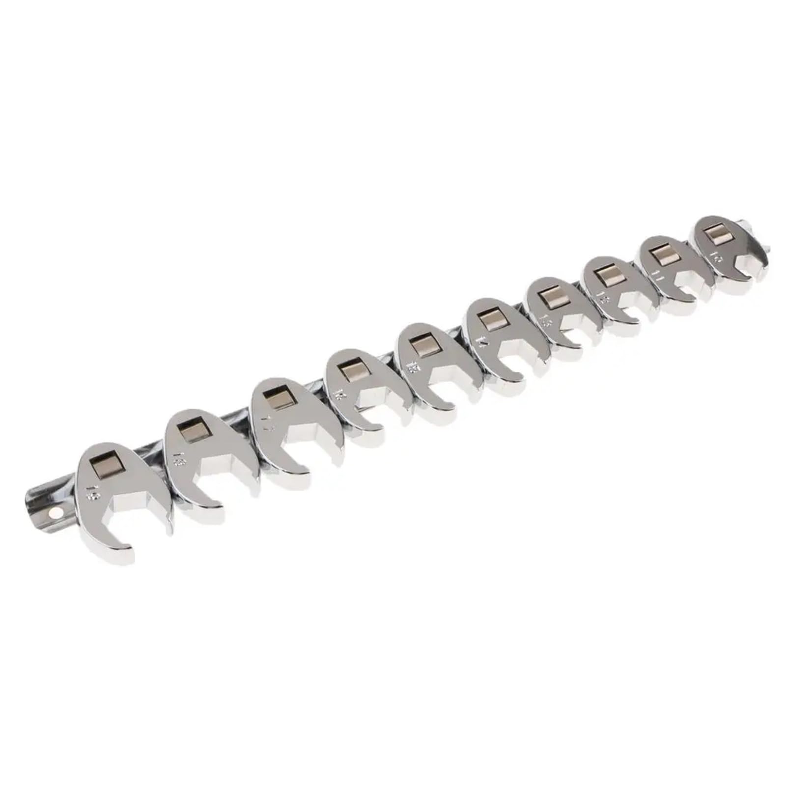 Set di chiavi esagonali da 10-19 mm con dado svasato Crowfoot Line Chiavi aperte for smontaggio chiavi freno 10 pezzi