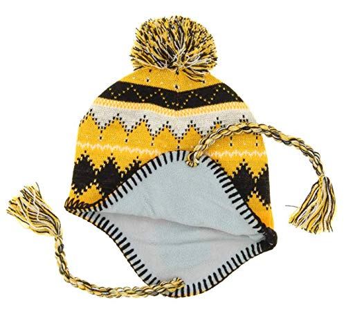 NCAA Youth Boys Wichita State Shockers Broncos Logo Knit W/Pom, One Size