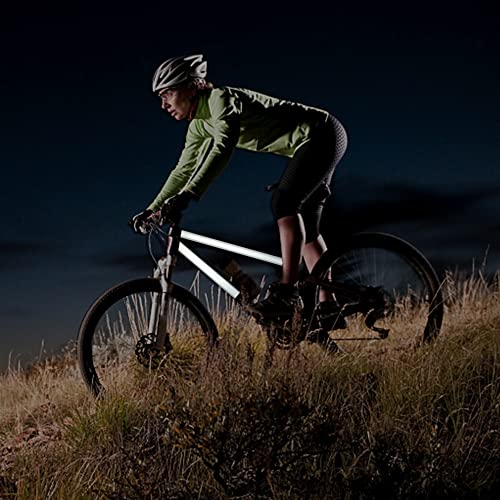 Starrey Flexible Reflective Tape White Silver 1 Inch X 15 Feet High Intensity Grade Dot-C2 Safety Tape Waterproof Conspicuity Trailer Reflector #TOP2