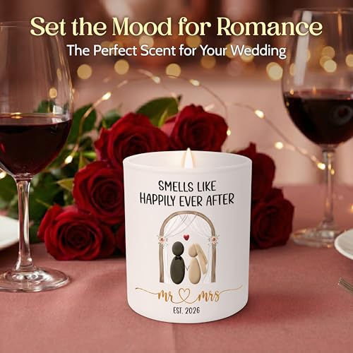 TEEZWONDER Wedding Gifts for Couples 2026 - Vanilla Lavender Candle 10 oz - Image 2