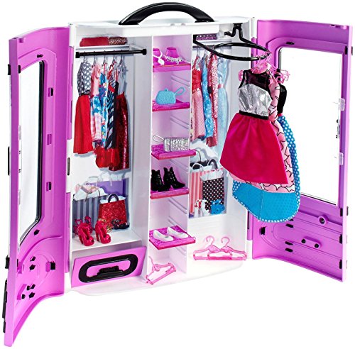 Barbie Fashionistas Ultimate Closet dressing violet de transport pour poupées