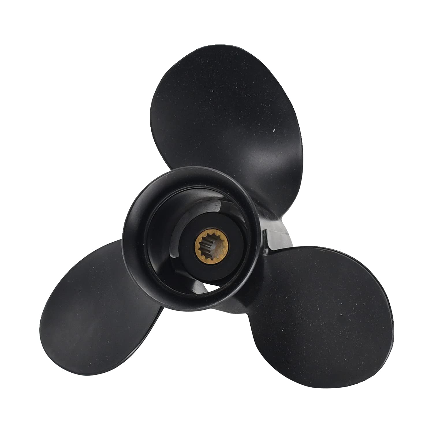 778772 Hélice de bateau 13 cannelures 9 1/2 x 10 174950 compatible avec moteur hors-bord Johnson 9,9 HP 15 HP 8 HP 1974-2001 Compatible avec moteur hors-bord Evinrude