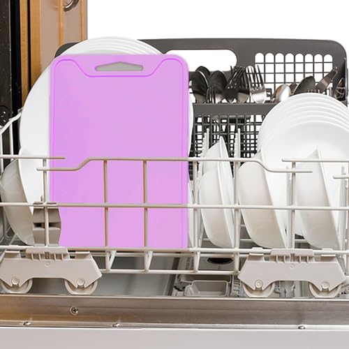 Tabla de cortar rectangular de silicona con ranura para jugos miniatura 6