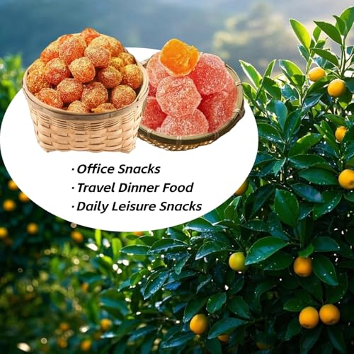 Dried Kumquat with Licorice - 250g Pack, Crafted from Fresh Kumquats, a Versatile Chinese Casual Snack for Both Eating & Cooking