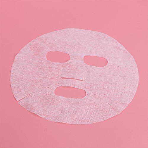 Miniatura 3 de Frcolor Hoja De 100pcs Mascarilla Facial Desechable Blanco Algodón Cosmético De Agrandamiento Máscara Facial