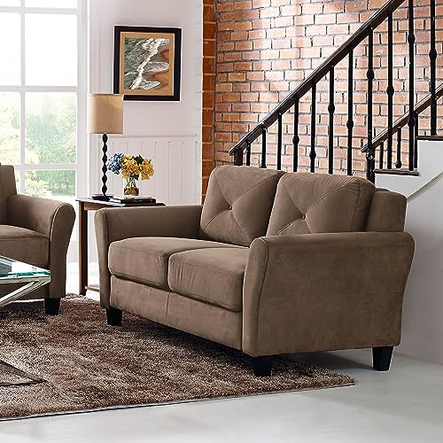 Lifestyle Solutions Loveseat Sofa, Brown #TOP3
