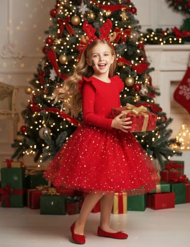 Image of PATPAT Girls Tulle Tutu Party Birthday Princess Formal Fancy Princess Dress