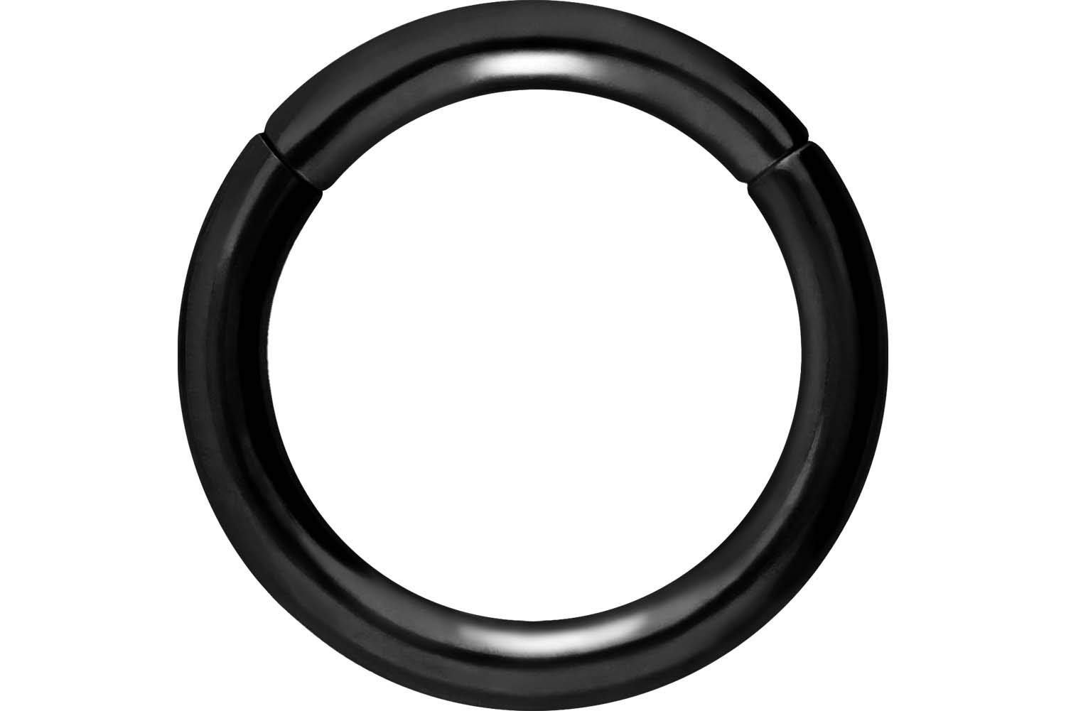 PIERCINGLINE Anillo segmento Clicker de acero quirúrgico – Piercing en oro, plata, rosa, negro o azul – para nariz, tabique, oreja, hélice o tragus — view 124