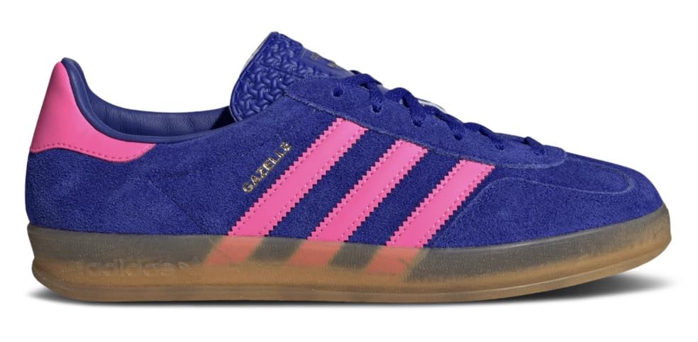 adidasGazelle Womens Sneaker (Blue Lucid Pink, 6.5)
