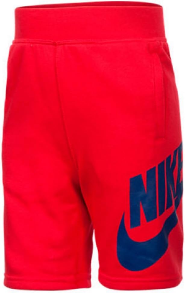 Nike Boys' Preschool Alumni Fleece Shorts (2T, University Red/Deep Royal)