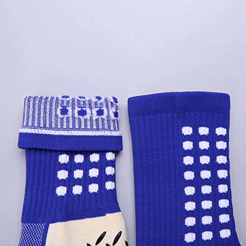 Meias Atléticas Masculinas, Andoer Meias atléticas masculinas antiderrapantes de silicone que absorv