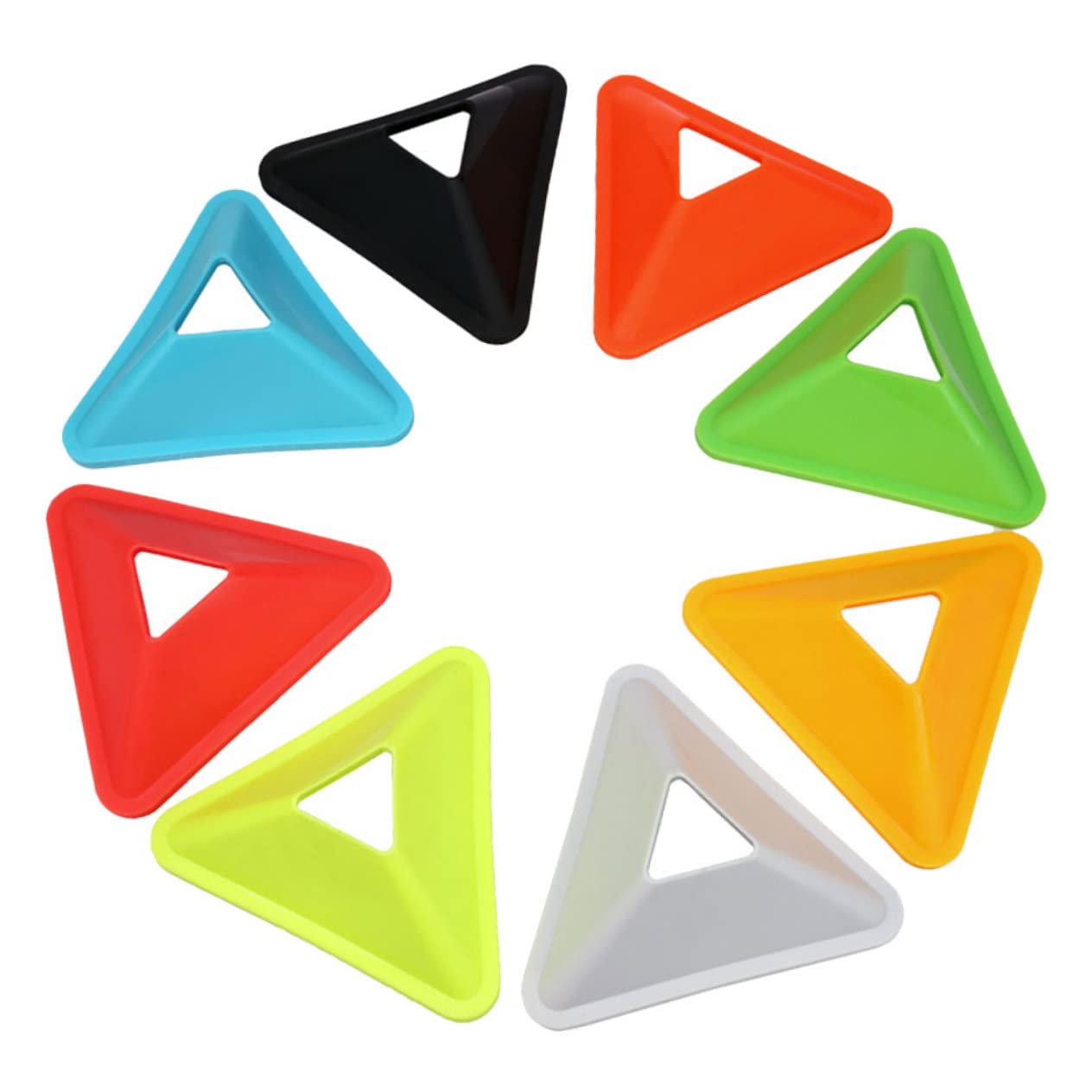 Sosoport Fußball-Logo-Platte Heller Fußball Fußballtrainingsausrüstung Fußball-trainingskegel Farbige Zapfen Bunte Fußballtrainingskegel Basketballkegel Sport
