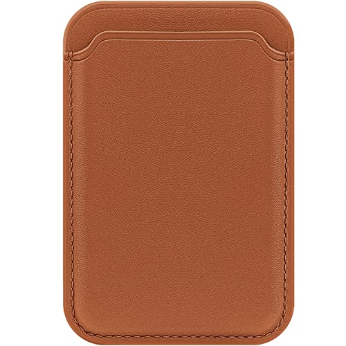 FIDWALL Magsafe Wallet Cartera para iPhone 16/15/14/13/12 MAX/Pro/Plus/Mini,con Anillos de Hierro para All Phone Case, Soporte de Tarjeta RFID con imán magsafe