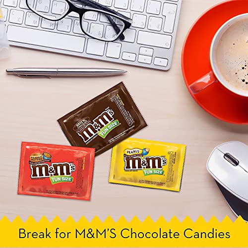 M&M's Original, Peanut, Peanut Butter & Caramel Variety Pack Fun Size Chocolate Candy Bulk Pack, 85.23 Oz, 150 Pieces #TOP4