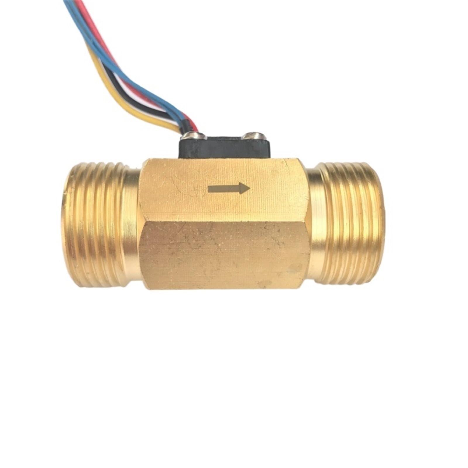 USC-HS43TBT Hall Effect Water Flow Sensor 2-45L/min G3/4" Threaded Ends Repeat Error 1% Brass Turbine Flowmeter(Type A SM2.54-XH2.54)