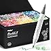 Ohuhu Honolulu B of Ohuhu Lot de 320 marqueurs à alcool à double pointe pinceau et fine à base d'alcool pour artistes adultes Coloriage Illustration