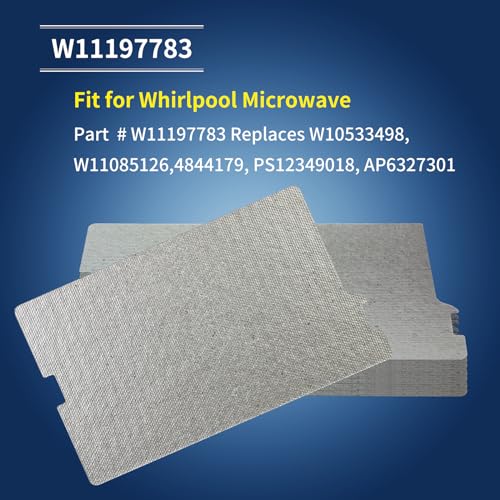 W11197783 Waveguide Mica Cover W10533498 Replacement 3 x 5-1/4 Inches, Fit for Whirlpool Microwave Replaces AP6327301, 4844179, PS12349018, and W11085126 - Thumbnail 5