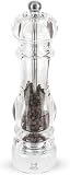 Peugeot - Nancy Manual Pepper Mill - Adjustable Grinder - Acrylic, Clear, 22 cm - 1