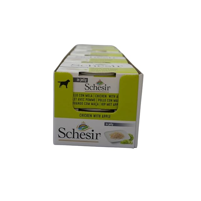 Foto 3 de 3 de Schesir Dog Fruit Gallina con Manzana (Pack de 10, 10 x 150 g)
