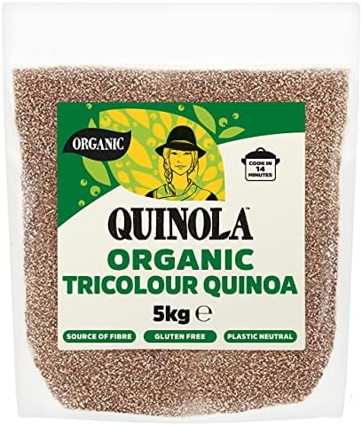 Quinola - Organic Vegan Gluten Free Tricolour Quinoa - Bulk Pack 5Kg
