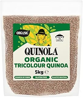 Quinola - Organic Vegan Gluten Free Tricolour Quinoa - Bulk Pack 5Kg