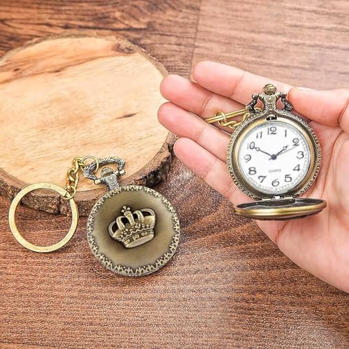 Image of Antique Bronze Pocket Premium Vintage Theme Metallic Home Key Chain & Key Rings | Best Gift for Men, Woman, Boys & Girls on their Special Occassions