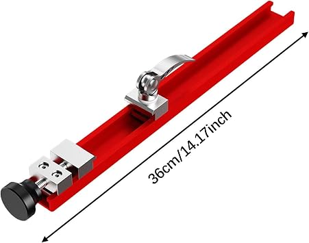 Adjustable Cutting Machine Base Guide Circular Saw Guide Rail Practical Milling Task Tool, 360mm