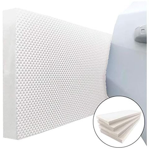 Ampulla Garage Smith GWP02S Garage Wall Protector Car Door Protectors, Designed in Germany (4-Pack White) Cover
