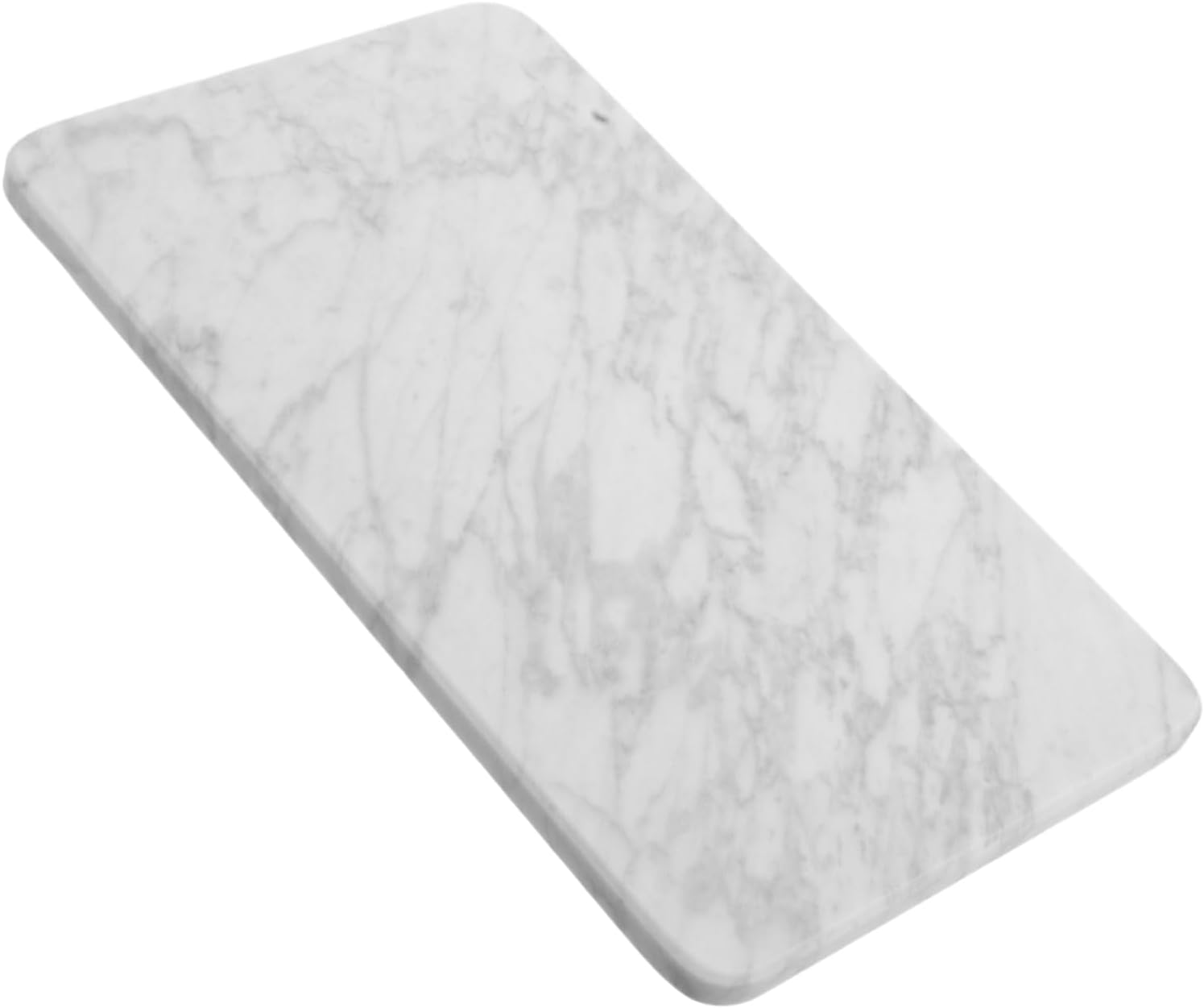 Luxury Marble Vanity Tray Round Decorative Bathroom Counter Tray Natural Organizer Non Slip Pads