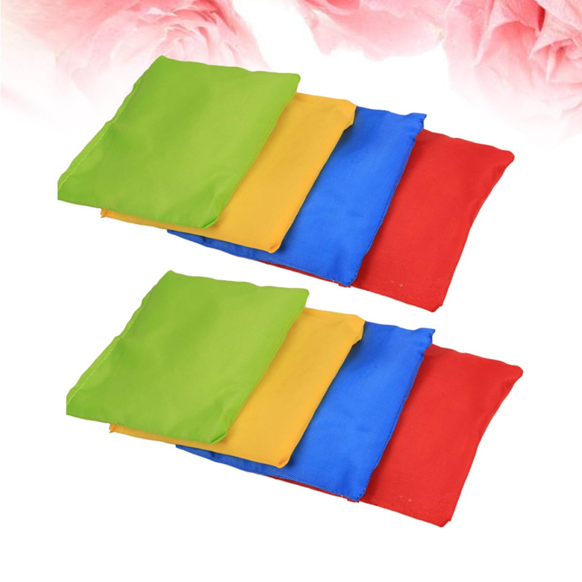 12 Bolsas de Nailon para Juego Costuras Refinadas y Diseño Resistente, Ligeras y Multicolores para Actividades Escolares y Juegos al Aire Libre