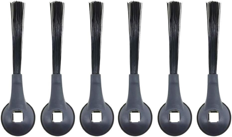 6 Pack Side Brushes Replacement Part Compatible with Shark IQ Robot RV1001AE, AV1010AE, RV1000, AV2501AE Vacuums,Compare to Part # 102KY1000