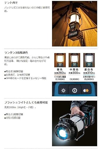 ランタン付きラジオ40Vmax(オリーブ)本体のみ MR008GZO