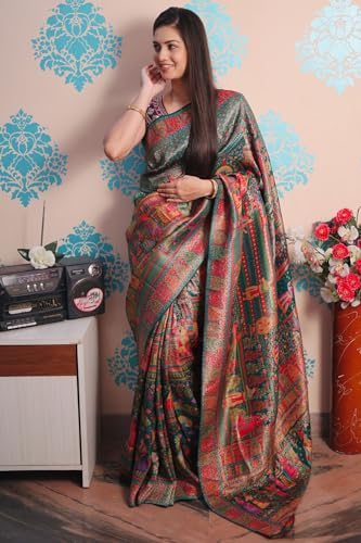 SGF11 blue kanjivaram silk saree in soft silk – image 6