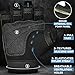 RDX Weight Lifting Gloves Gym Fitness Workout, Anti Slip Palm Protection Half Finger Exercise Glove for Powerlifting Deadlifting Bodybuilding Calisthenics Cycling Rowing Climbing Training, Men Women
