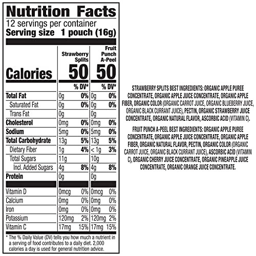 Annie's Organic Fruit Peel-A-Parts Fruit Snacks, Strawberry and Fruit Punch, 12 packs, 6.7 oz. - Image 7