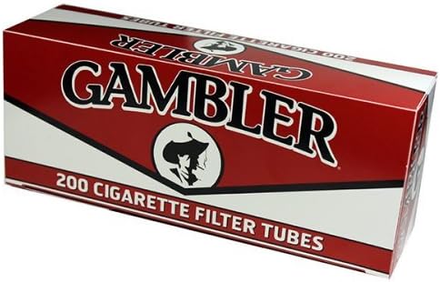 Gambler REGULAR KING SIZE RYO Cigarette Tubes 200ct Box (5 Boxes)