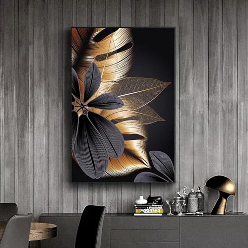 Impression sur toile chic et moderne style affiche d'art abstrait - 4
