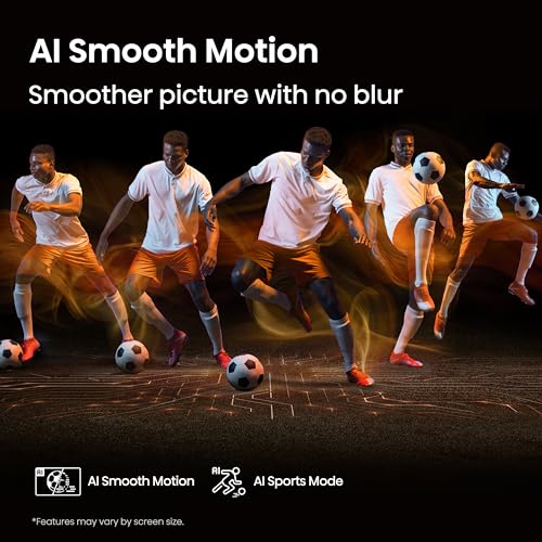 Hisense 65 inch Smart TV UHD 4K E6Q-Dolby Vision,AI 4K Upscaler,Game Bar,Smooth Motion with MEMC,AI Sports Mode,Voice Control,Share to TV,Youtube,Netflix,Disney+,Shahid 65E6Q (2025 UAE Version)