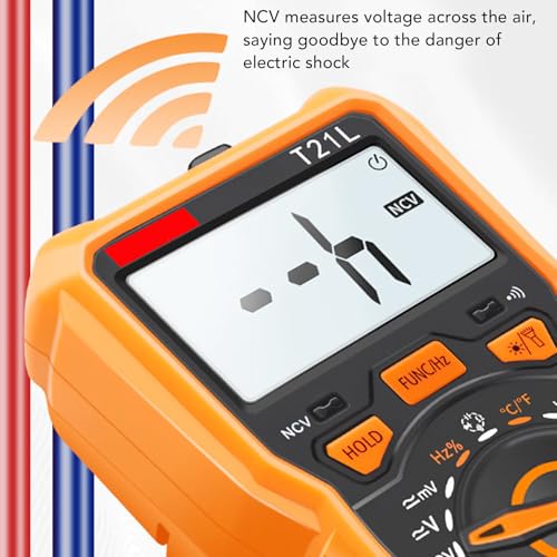Multimètre Numérique 6000 Points Testeur NCV Capacité Résistance Tension AC DC - 3