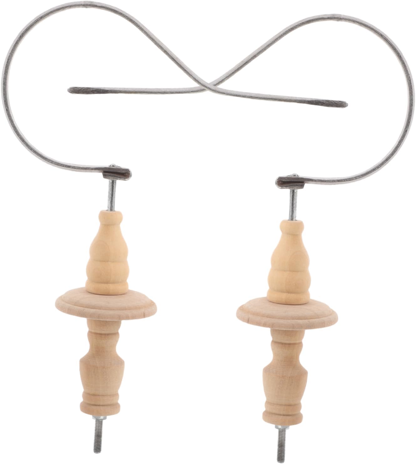 2Sets Wooden Bird Cage Hooks Durable Elegant Accessories for Parakeets Small Birds Easy Installation Space Saving Design for Various Bird Cages