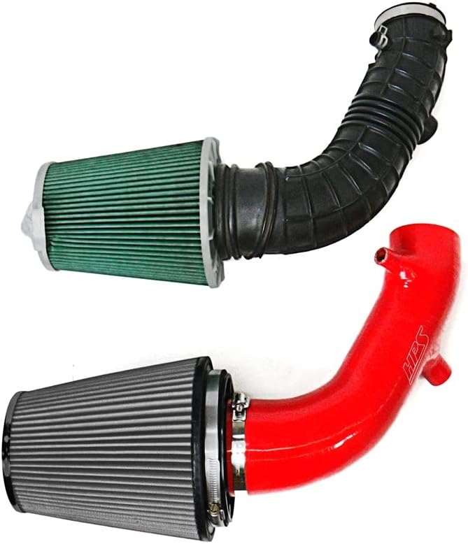 HPS Performance Black Shortram Air Intake Kit Cool Ram Compatible for 2000-2005 Honda S2000 AP1 2.0L AP2 2.2L Throttle Cable, 827-620WB