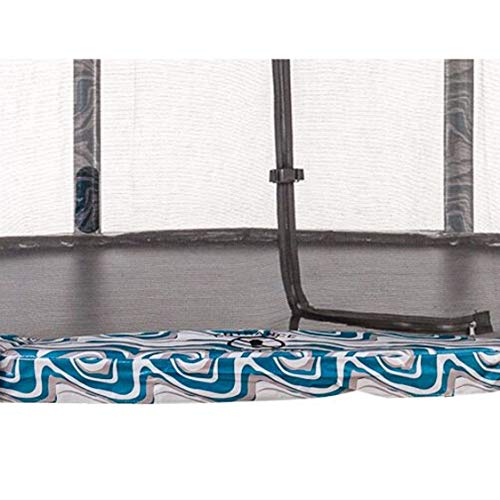 Outdoor Heights Super Round Trampoline Replacement Safety Pad |Spring Cover for Rectangular Trampoline | Durable, Water Resistant, 10\" Wide| Fits Most Brands| 9 Foot - Maui Marble - Thumbnail 2