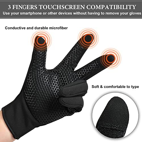 Cotop Hand Gloves Outdoor Windproof Work Cycling Hunting Climbing Sport Smartphone Touchscreen Gloves for Gardening