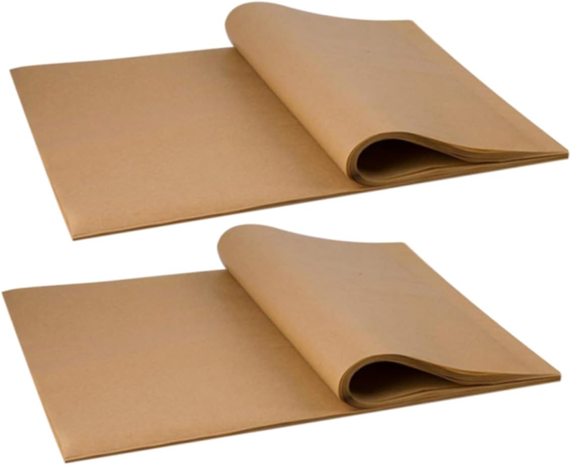 100pcs Non-stick Parchment Paper Baking Sheets Oil and Cooking Paper for Air Fryer Steaming and Baking for Easy Use