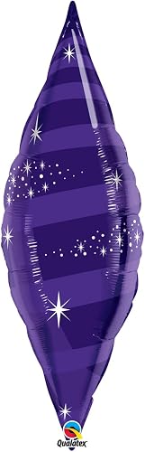 38 Inch Foil Taper Swirl - Quartz Purple 1Ctl