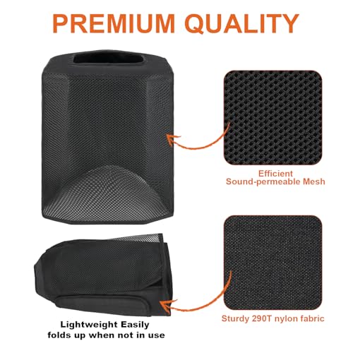 Speaker Cover Compatible with Bose S1 Pro Plus/S1 Pro Portable Bluetooth Speaker,Dustproof Side Opening Mesh Protective Case Bag fits for Bose Speaker(Cover Only)