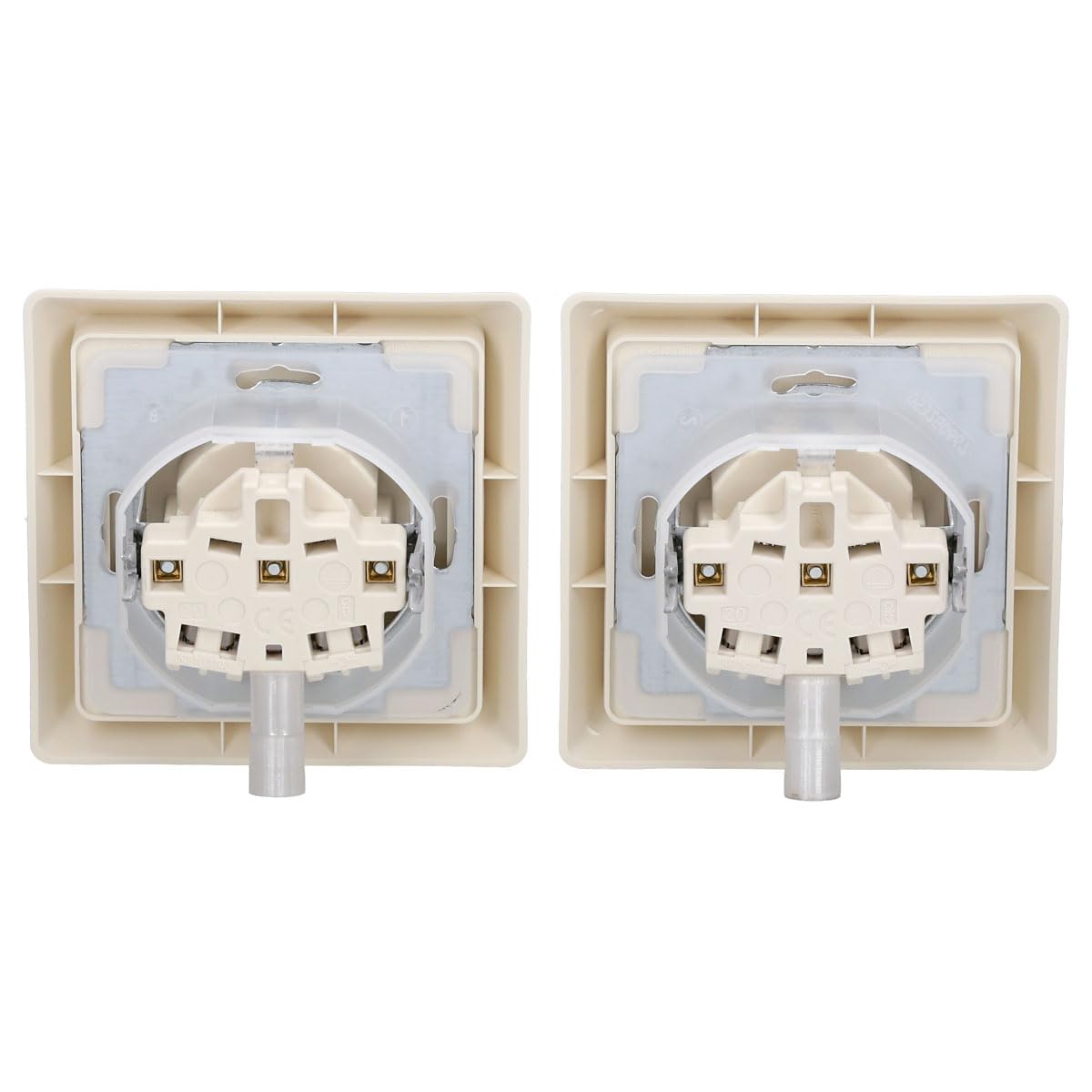Busch-Jaeger Allwetter 44 SCHUKO Steckdosen-Set 2er IP44 Weiß