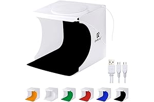 Mini Photo Studio Box - Lightbox Photography Tent with Versatile Backgrounds