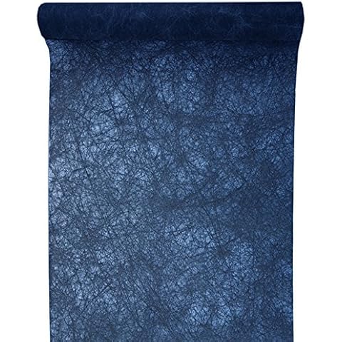 Santex Camino de mesa de fibra óptica azul marino Cover