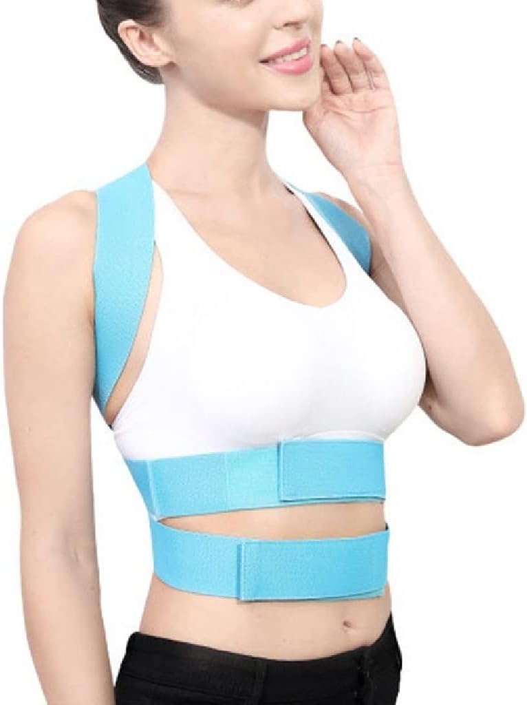 Brace Support Belt Adjustable Back Posture Corrector Clavicle Spine Shoulder Lumbar Corset(L code)